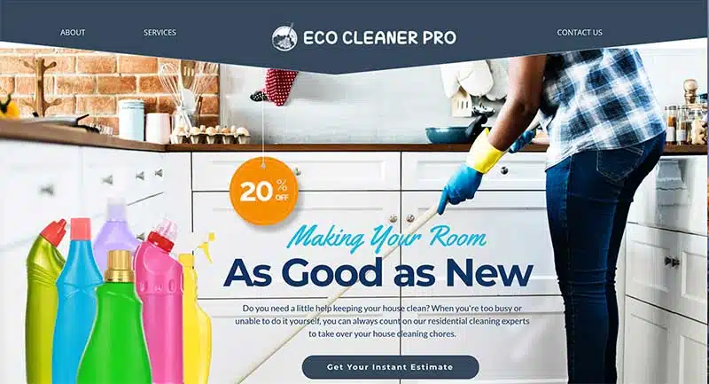 residential maid service website