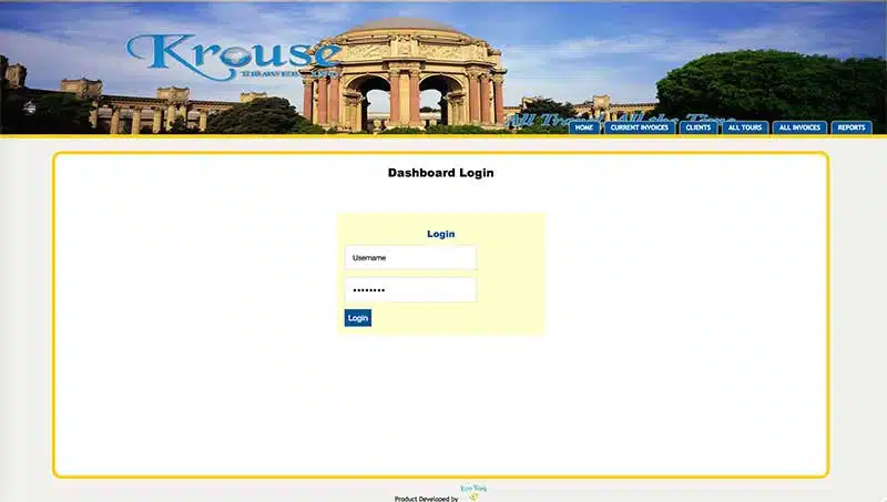 Krouse Travel - Custom Travel Software