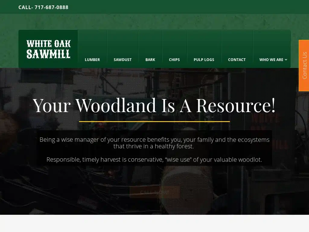 White Oak Sawmill - Lancaster County