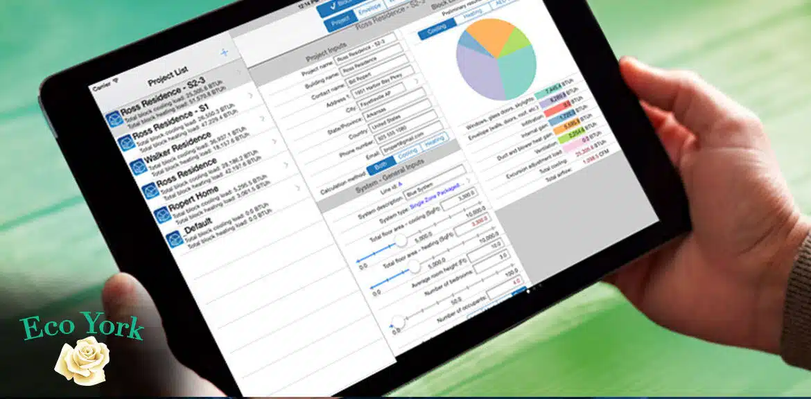 HVAC load calculation software