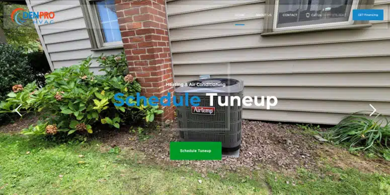denpro hvac website