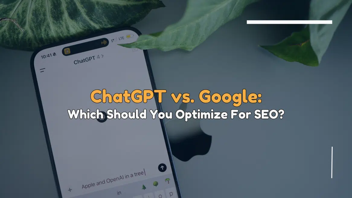 ChatGPT vs. Google optimize For SEO